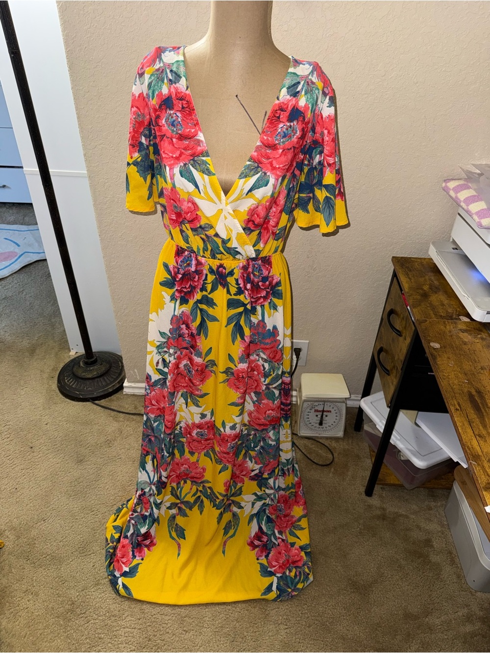Women’s Flying Tomato floral maxi dress